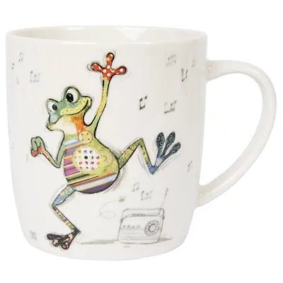Buy Fine China Mug Freddy Frog Coffee Cup Animal Drawing Sketch Design Collectible • 9.25£