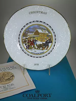 Buy Coalport Christmas Plate 1978 Third In A Yearly Series (Origianl Box) • 15.32£