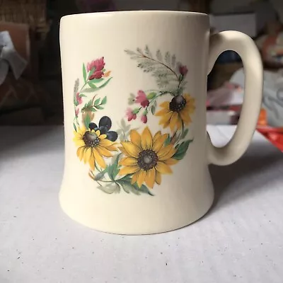 Buy Guild Crafts Poole Pottery Mug Floral 4 Inches Tall • 4.99£