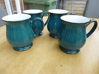 Buy Denby Greenwich Craftsman Mugs X 4 • 34.99£