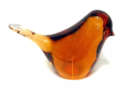 Buy Vintage Wedgwood Amber Glass Bird Paperweight : 4.25 Inch - VGC • 3.99£