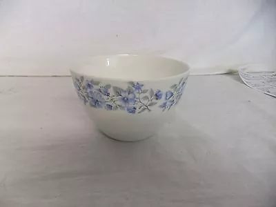 Buy C4 Porcelain Wedgwood - Petra - Blue Dainty Floral On White China Vintage - R3 • 3.99£