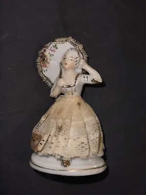 Buy Vintage Ceramic Fairyland China Lady In Lace And Parasol From Japan Dresden? • 19.82£