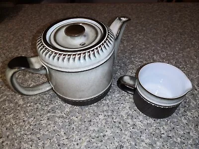 Buy Denby Rondo Teapot And Milk Jug Used Vintage Retro • 5£