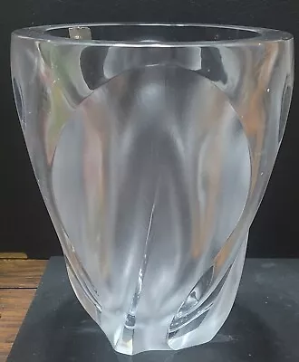 Buy Vintage Lalique French Crystal Very Large  Ingrid  Vase Centerpiece • 755.99£