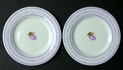 Buy TWO Marks And Spencer Berries & Leaves Pattern Side Or Bread  Plates 16.5cm VGC • 7.50£