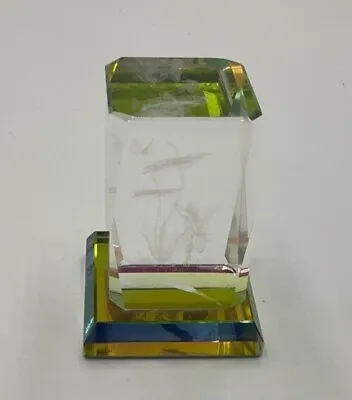 Buy Small Glass Crystal Fairy Paperweight Prism • 3£