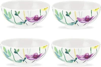 Buy Portmeirion Water Garden Cereal Bowl Set Of 4  - WG67140-XL - New Boxed • 29.95£