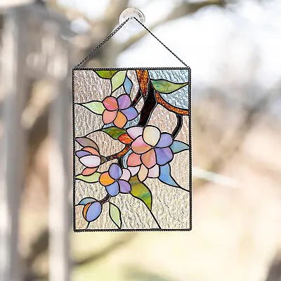 Buy Hummingbird Stained Glass Window Hangings Bird Suncatcher Panel Windows Decorate • 11.89£