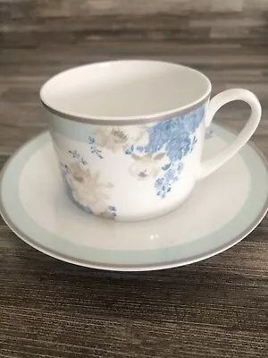 Buy Laura Ashley China Cup And Saucer Rose Hill, Brand New • 9.50£