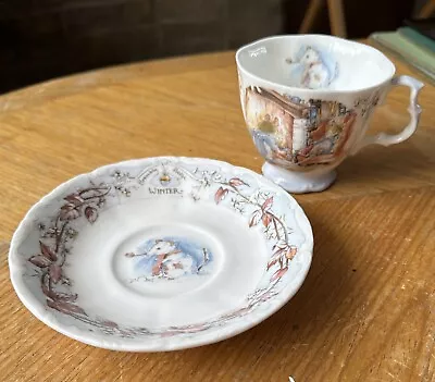 Buy Royal Doulton Brambly Hedge Winter Tea Cup And Saucer • 12.50£