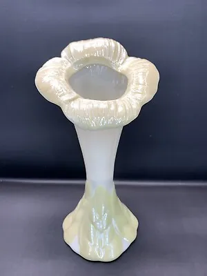 Buy Belleek Of Ireland Porcelain Lustre Glaze Sunflower Bud Vase 1965-1980 • 9.93£