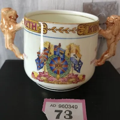 Buy (73) Paragon China King George VI Coronation Twin Handled Loving Cup 1937 Mint • 20£