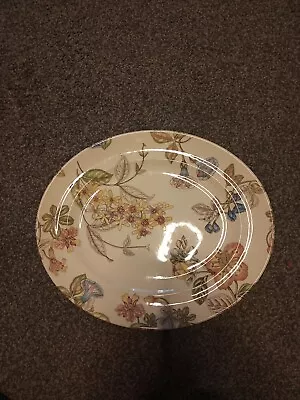 Buy Johnson Brothers Chloe Floral Oval Serving Meat Platter 31cm X 26cm Ex Condition • 9.99£