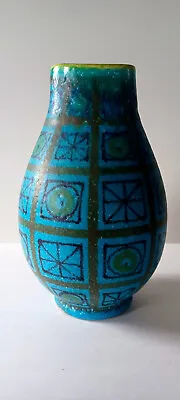 Buy Stunning Alvino Bagni Mid Century Italian Bitossi Studio Pottery Vase RARE • 275£