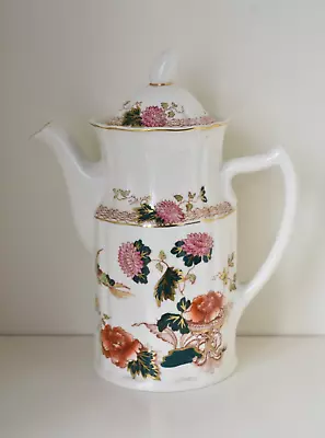 Buy Mason's Persiana Coffee Pot Ironstone China Floral England (O) • 22£