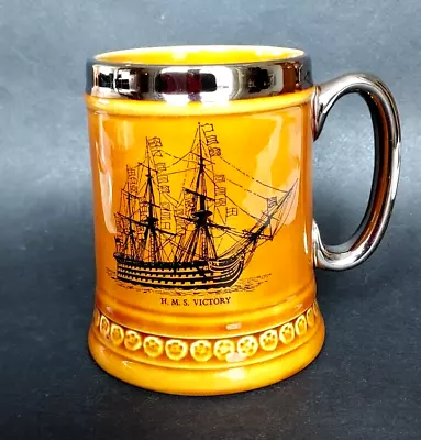 Buy LORD NELSON POTTERY - H. M. S. VICTORY - HAND CRAFTED IN ENGLAND 10cm TALL • 10.50£