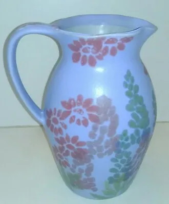 Buy Beautiful 8.5  Conwy Studio Pottery Spongeware Jug Vase By Carol Wynne Morris  • 15£