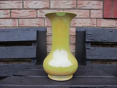 Buy Moorcroft   Pottery  Early Burslem   Large  Yellow Luster Vase  .small Hairline • 30£