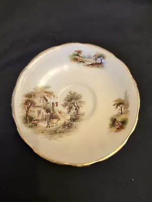 Buy Rare Vintage Alfred Meakin White Horse Country Inn Saucer • 15£
