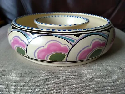 Buy Vintage Honiton, Devon  Pottery Posy Ring - Hand Painted • 8.99£