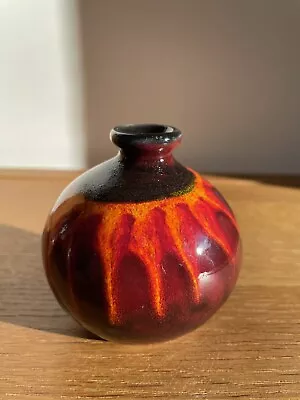 Buy Anita Harris Studio Pottery Marrakesh Sunflower Sunset Bud Vase • 40£