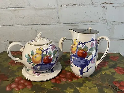 Buy Grimwades Winton Ware Floral Design 3 Piece Tea Set Tea Pot Stand Water Jug • 20£