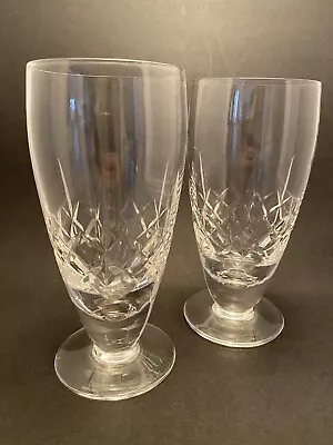 Buy Large Cut/ Etched Crystal Tumblers Pair • 20£