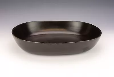 Buy Poole Pottery - Freeform Range - Black Serving Bowl - Mid-Century Modern Design • 19.99£