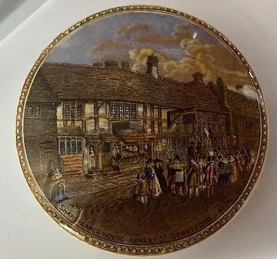 Buy Antique Pratt Ware Pot Lid  Shakespeare's House Henley Stratford On Avon   • 12£