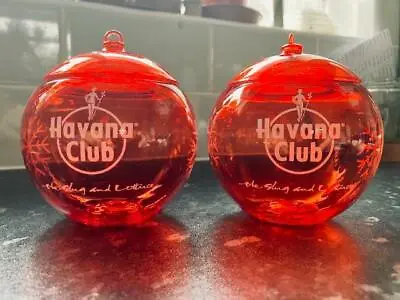 Buy COCKTAIL BAUBLES Havana Club (set Of 2) - Drinking Vessels - Perfect XMAS Gift • 7.99£