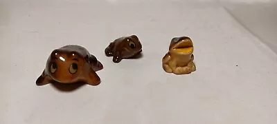 Buy Wade Happy Families Frogs. Set Of 3. Excellent Condition.  • 5£