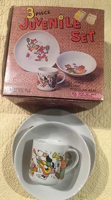 Buy Vintage Kresge 3 Piece Juvenile Set Porcelain Ware  • 26.85£