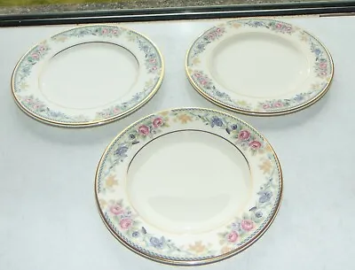 Buy Royal Doulton Fine Bone China Eleanor Pattern H5216 3 X Side Plates 16.5cm • 10£