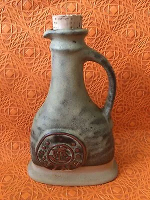 Buy Vintage Tremar Stoneware Wine Bottle Decanter Studio Pottery Cornwall 1970s • 14.99£
