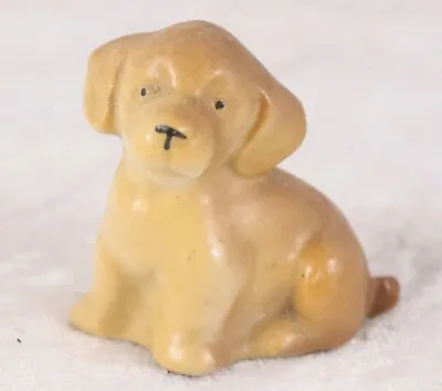 Buy A  Small China Dog Ornaments 1 Sitting Ceramic Dolls House LOT B • 2£