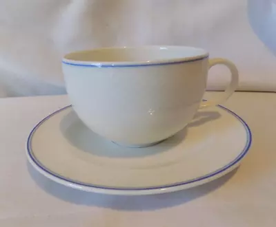 Buy VILLEROY And BOCH  TIPO BLUE       LARGE   BREAKFAST  Cup And  Saucer • 16£