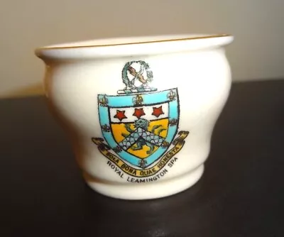 Buy Vintage W.H.Goss Crested China Doncaster Urn - Royal Leamington Spa Crest   • 4.99£