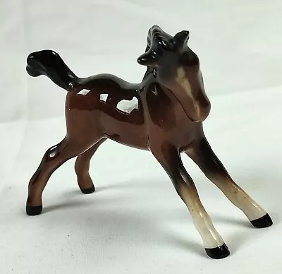 Buy Sweet Little Brown Beswick Foal In Excellent Condition  - 3  / 8cmTall • 7.50£
