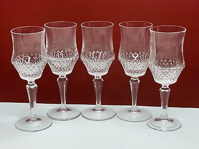 Buy Galway Crystal, Royal Irish (Cut, Plain Base) Claret Wine Glasses Set Of 5 • 108.85£