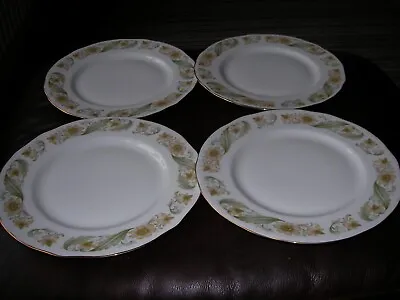 Buy Duchess English Bone China  Greensleeves  9.5 /24 Cm Dia Dinner Plates • 8£