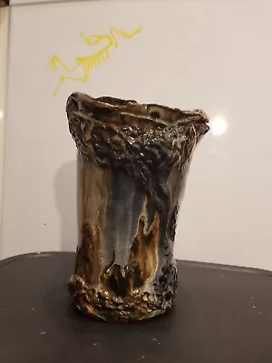 Buy Poole Pottery Volcano Vase • 0.99£