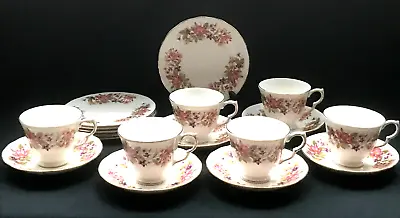 Buy Colclough 'Wayside' Tea Set - 6 Trios, Pattern 8581 • 21£