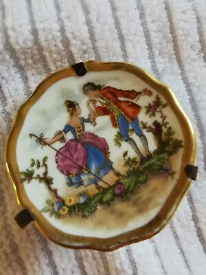 Buy Vintage Limoges  Miniature Porcelain Plate-France-Collectible • 10£