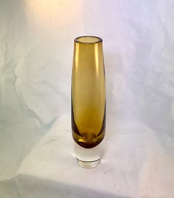 Buy Vintage Åseda Glass Torpedo Vase By Bo Borgström Borgstrom 19.5x5cm Sweden • 43.33£