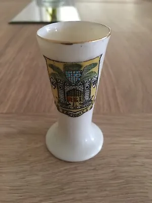 Buy Crested Ware  Carlton China Reigate Vase 7cm Tall • 5.80£