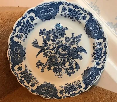 Buy 2 Ridgway Staffordshire Pottery Blue And White Windsor Salad Plates  • 16.99£