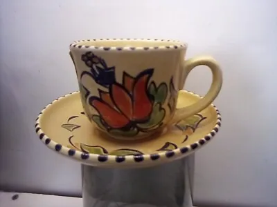 Buy Honiton Pottery Devon Cup & Saucer • 6£