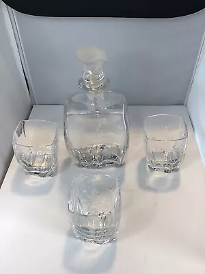 Buy Baccarat Crystal Decanter And Glasses (3) Oceanie • 747.60£