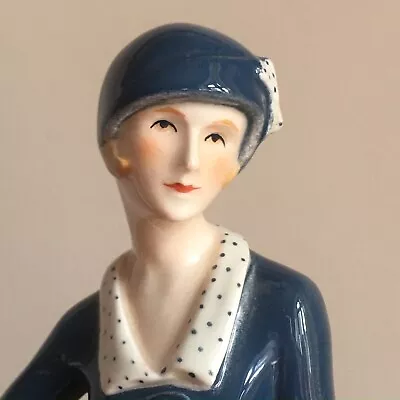 Buy Goebel Porcelain Figure Of Lady Wearing A Hat. West Germany Model 16 280 VGC • 29£